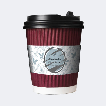 Print Example of Scratch Off Coffee Cup Sleeves